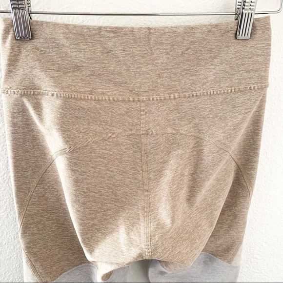 Outdoor Voices Leggings Warmup 7/8 Colorblock Desert Oatmeal Cloud S EUC - Picture 9 of 13
